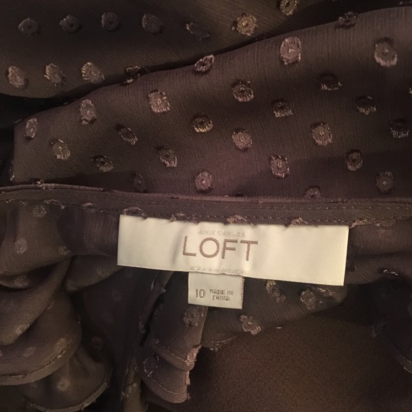 LOFT Brown Midi Dress - Picture 4 of 4